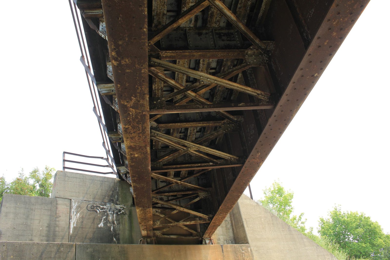 Under bridge